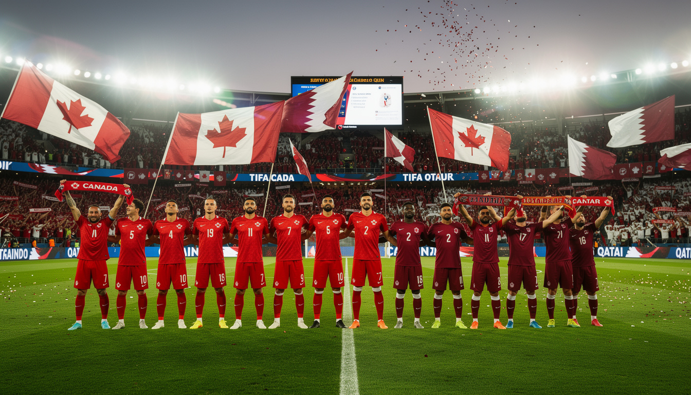 découvrez les compositions des équipes, les statistiques clés, l'analyse avant le match canada contre qatar pour la coupe du monde 2026, ainsi que les informations sur la chaîne tv, le streaming en direct et les pronostics.
