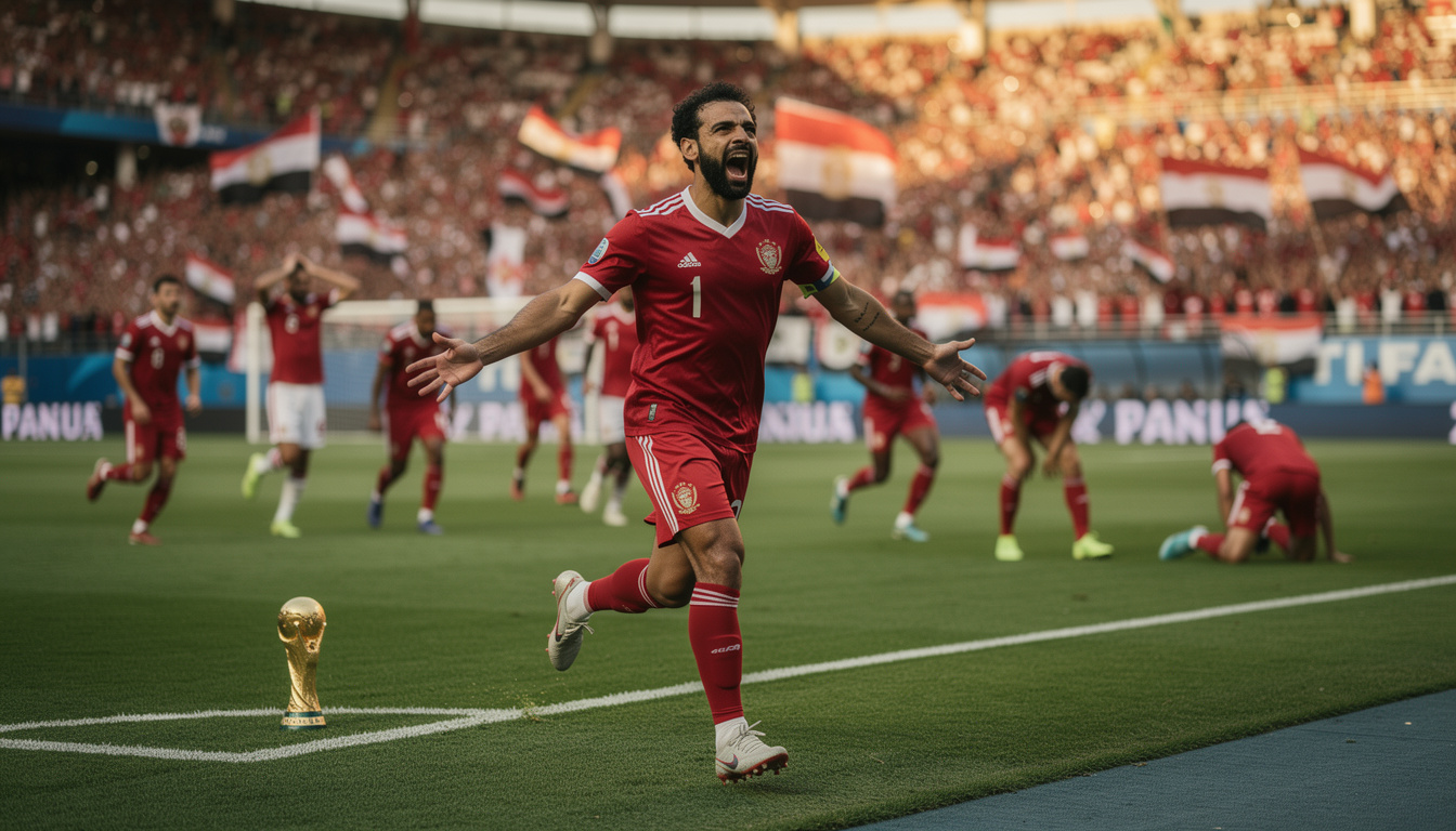Salah marque et mène l’Égypte à sa première victoire en Coupe du Monde